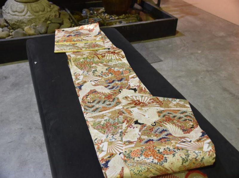 Japanese Silk Brocade Obi - Image 2