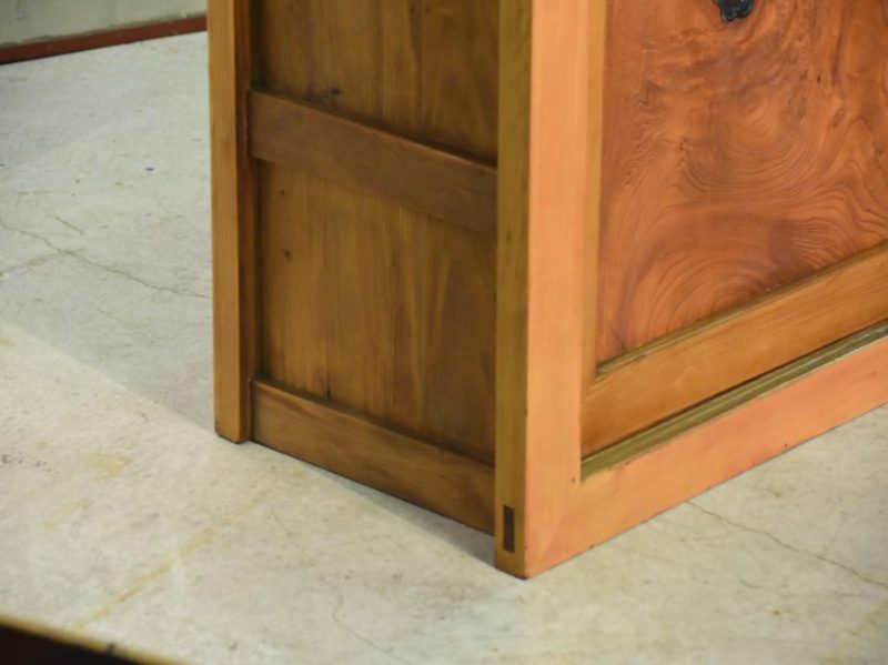 Japanese Elm Panel Antique Sideboard - Image 3