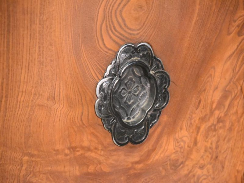 Japanese Elm Panel Antique Sideboard - Image 14