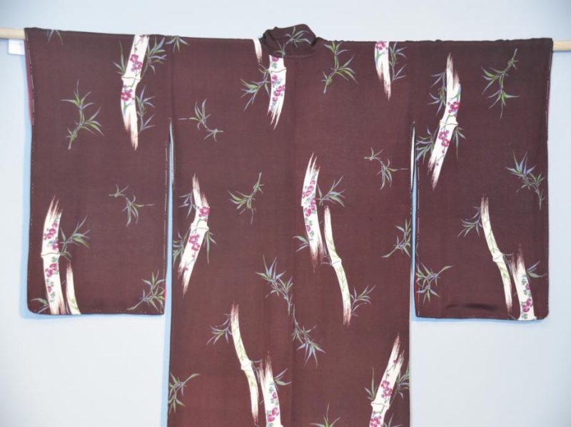 Purple Vintage Japanese Kimono - Image 9