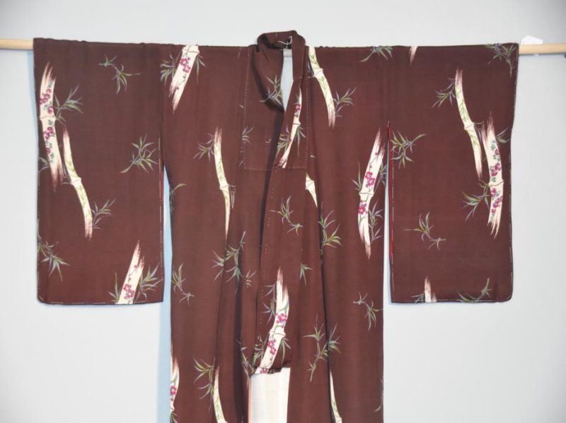 Purple Vintage Japanese Kimono - Image 7