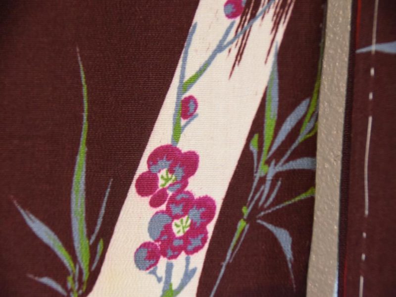 Purple Vintage Japanese Kimono - Image 4