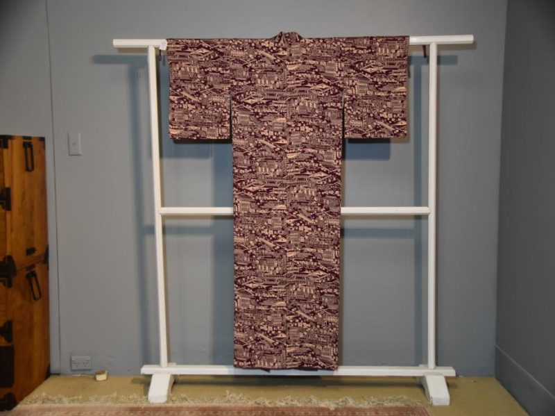 Japanese Silk Vintage Lady's Kimono
