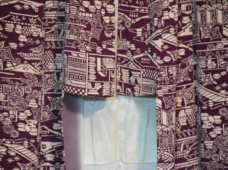 Japanese Silk Vintage Lady's Kimono - Image 6