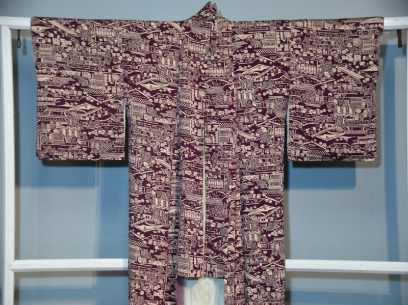 Japanese Silk Vintage Lady's Kimono - Image 5