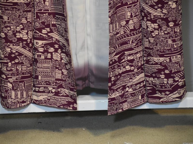 Japanese Silk Vintage Lady's Kimono - Image 4