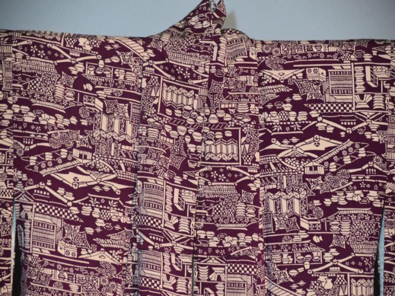 Japanese Silk Vintage Lady's Kimono - Image 3