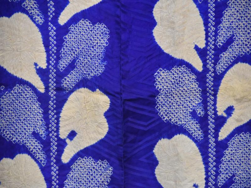 Purple and White Shibori Summer Kimono - Image 2