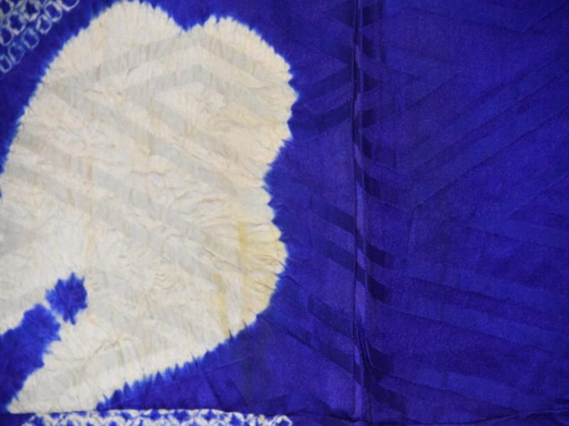Purple and White Shibori Summer Kimono - Image 12