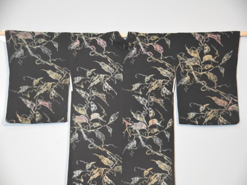 Metallic Thread Woven Silk Haori - Image 9