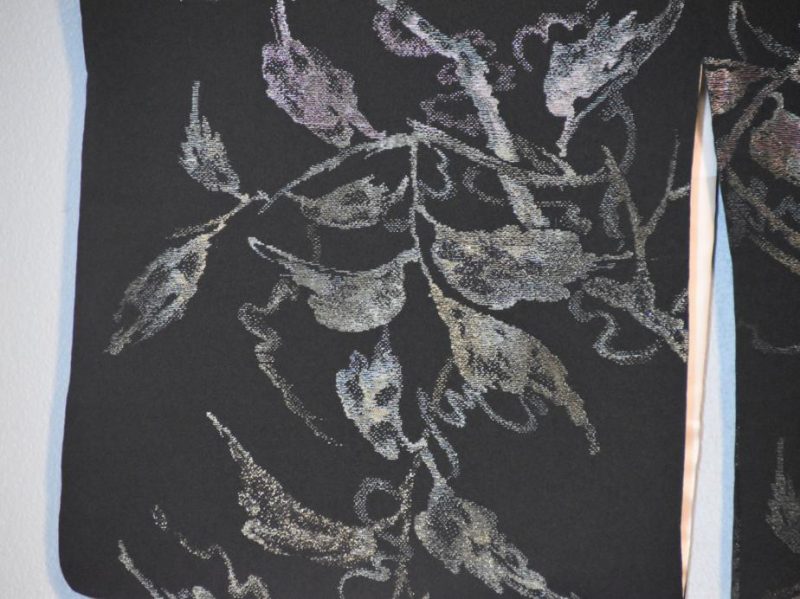Metallic Thread Woven Silk Haori - Image 3