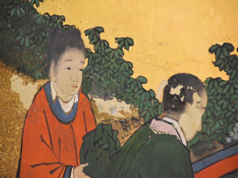Chinese Sages on Gold 6 Panel Screen - Image 6