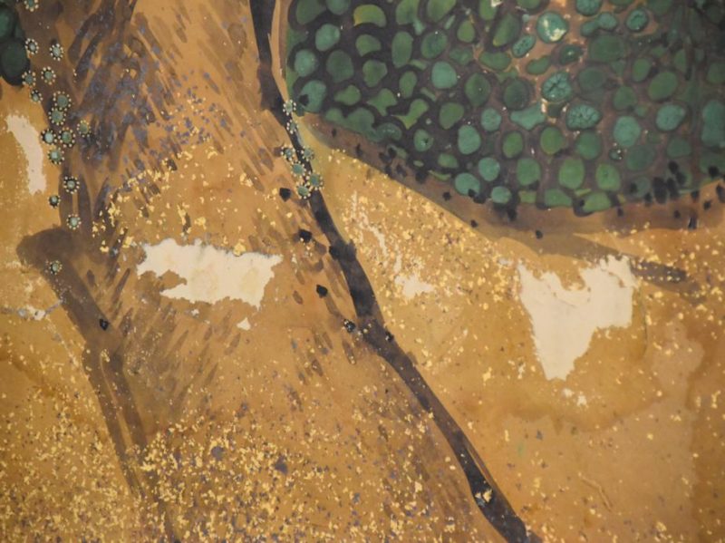 Chinese Sages on Gold 6 Panel Screen - Image 5