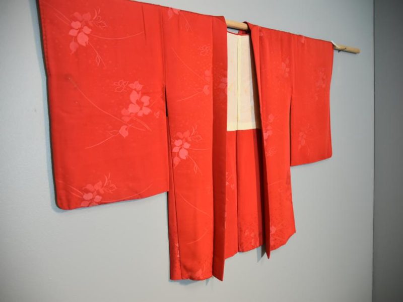 Red Silk Haori - Image 6