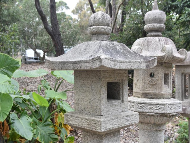 Japanese Granite Garden Lantern - Image 6