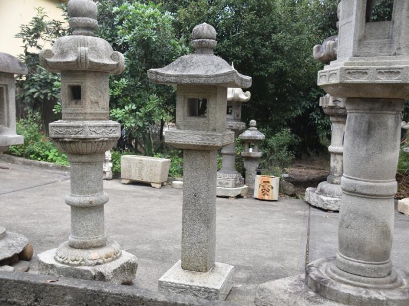 Japanese Granite Garden Lantern - Image 3