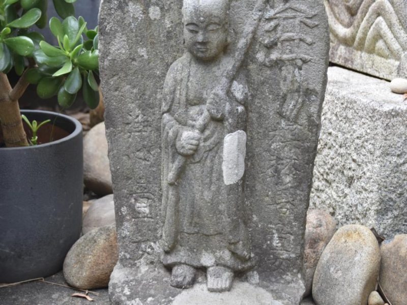 Japanese Antique Granite Jizo San - Image 7