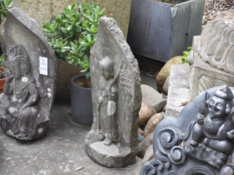 Japanese Antique Granite Jizo San - Image 4