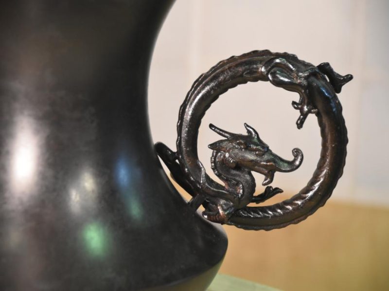 Japanese Bronze Temple Vase - Image 12