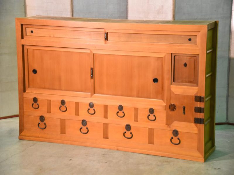 Japanese Antique Merchant Shop Chest from Kyoto - Image 20
