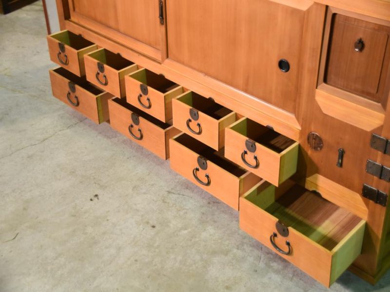 Japanese Antique Merchant Shop Chest from Kyoto - Image 8