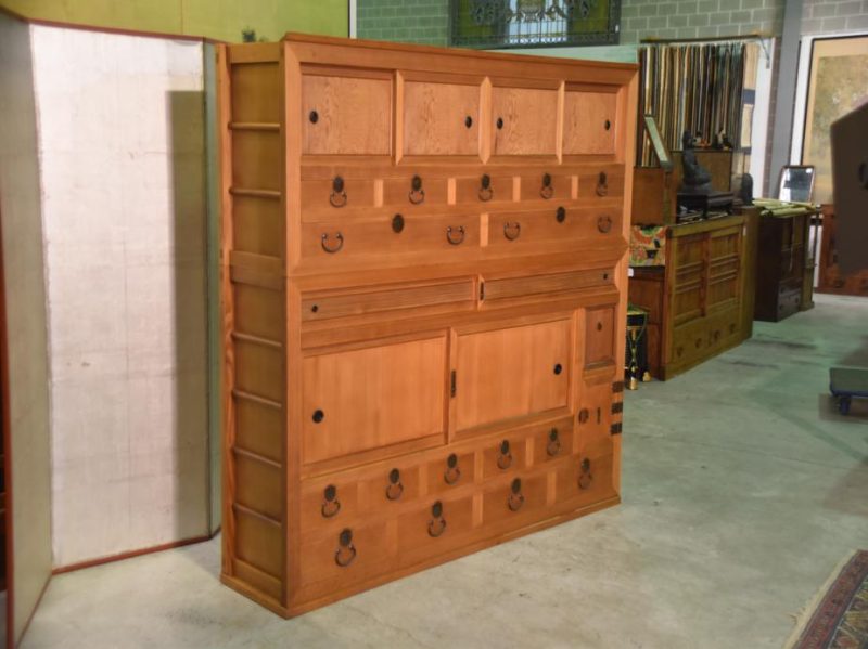 Japanese Antique Merchant Shop Chest from Kyoto - Image 5
