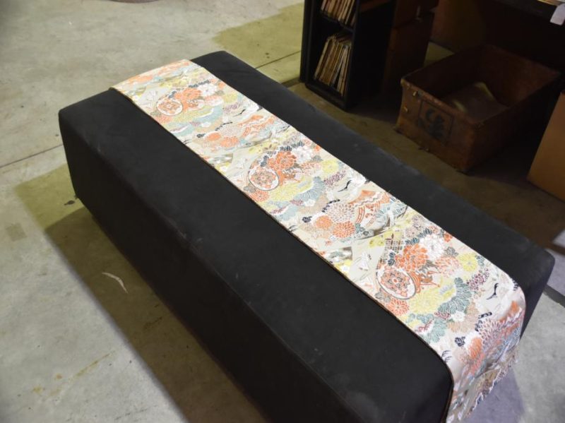 Silk Vintage Brocade Obi Sash - Image 6