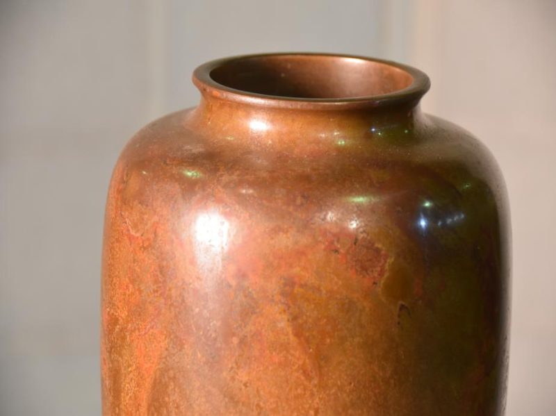 Japanese Bronze Murashi Do Vase - Image 13
