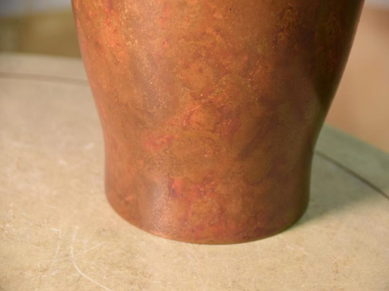 Japanese Bronze Murashi Do Vase - Image 11