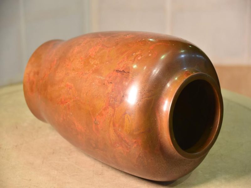 Japanese Bronze Murashi Do Vase - Image 6