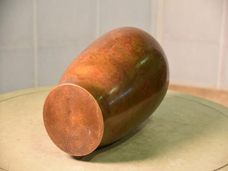 Japanese Bronze Murashi Do Vase - Image 5