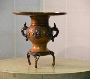 Ikenobu Bronze Vase