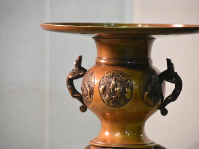 Ikenobu Bronze Vase - Image 2