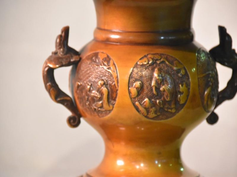 Ikenobu Bronze Vase - Image 10