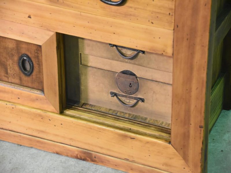 Japanese 5 Drawer Sideboard with Secret Compartment - Image 13