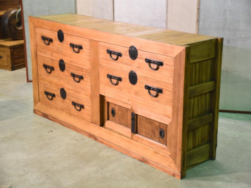 Japanese 5 Drawer Sideboard with Secret Compartment - Image 9