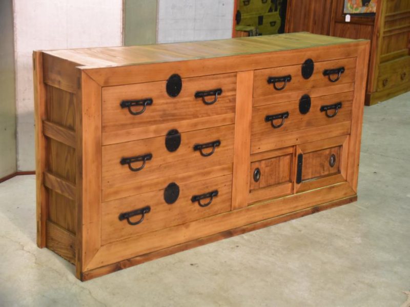 Japanese 5 Drawer Sideboard with Secret Compartment - Image 5