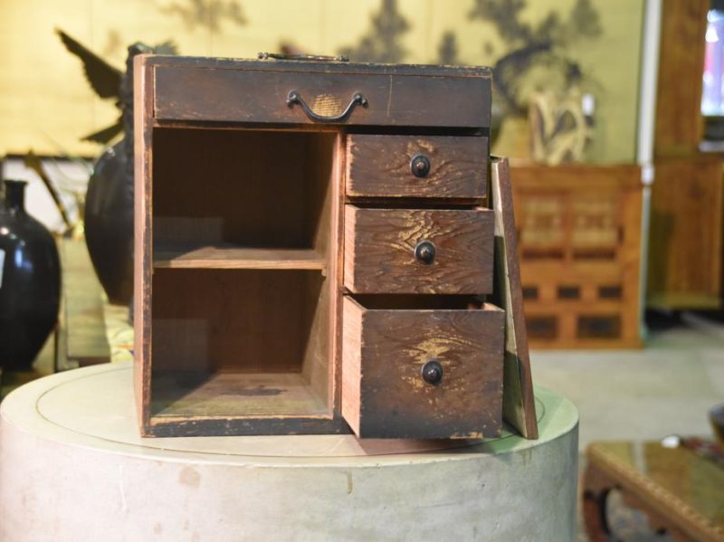 Drawered Japanese Wooden Box - Image 6