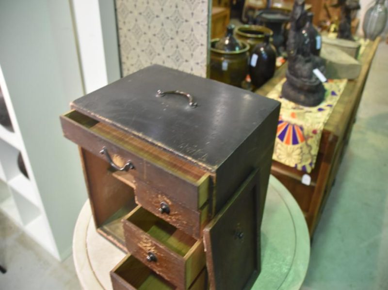 Drawered Japanese Wooden Box - Image 4