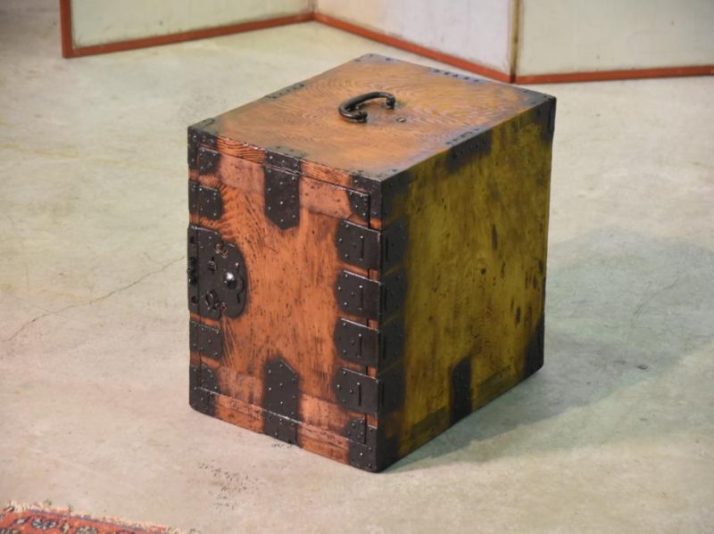 Funa Dansu Antique Japanese Merchants Ships Chest