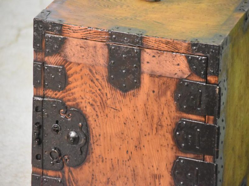 Funa Dansu Antique Japanese Merchants Ships Chest - Image 13