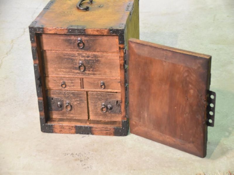 Funa Dansu Antique Japanese Merchants Ships Chest - Image 10