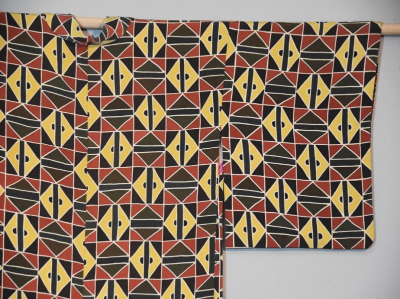 Japanese Geometrical Vintage Haori - Image 6