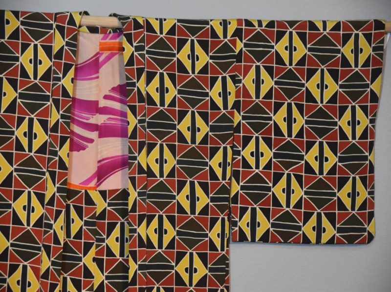 Japanese Geometrical Vintage Haori - Image 5