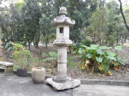 Large Antique Granite Garden Lantern Imported from Japan be Edo Arts