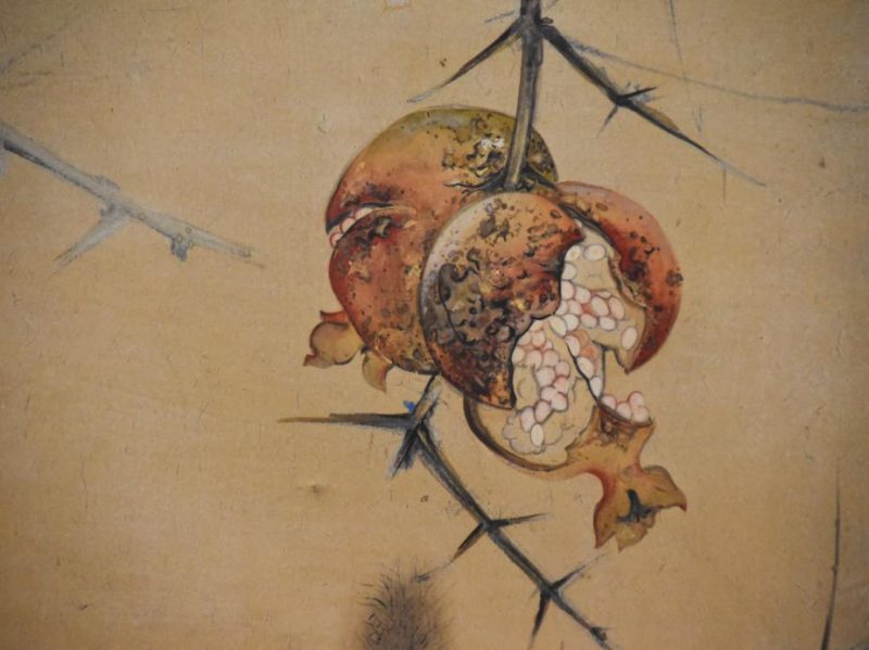 Squirrel and Pomegranate Painting - Image 9