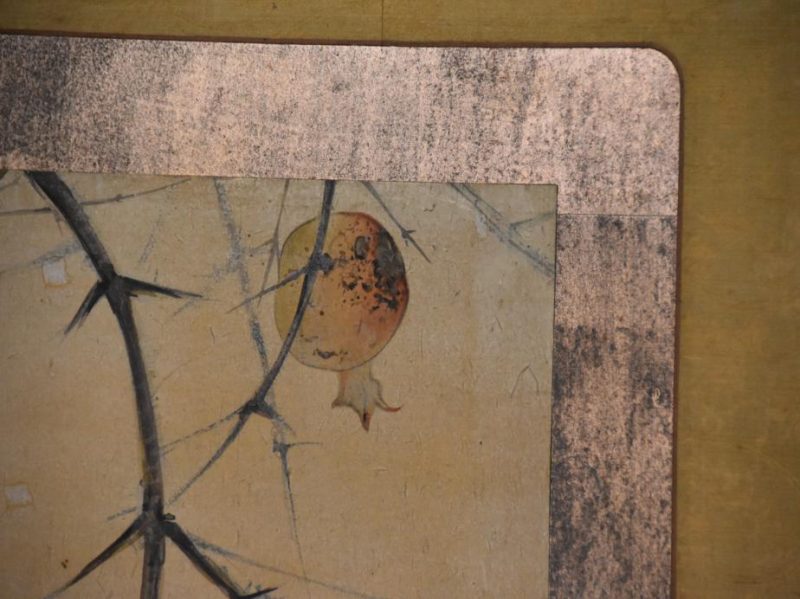 Squirrel and Pomegranate Painting - Image 5