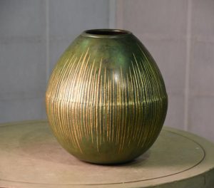 Japanese 1970's Bronze Vase