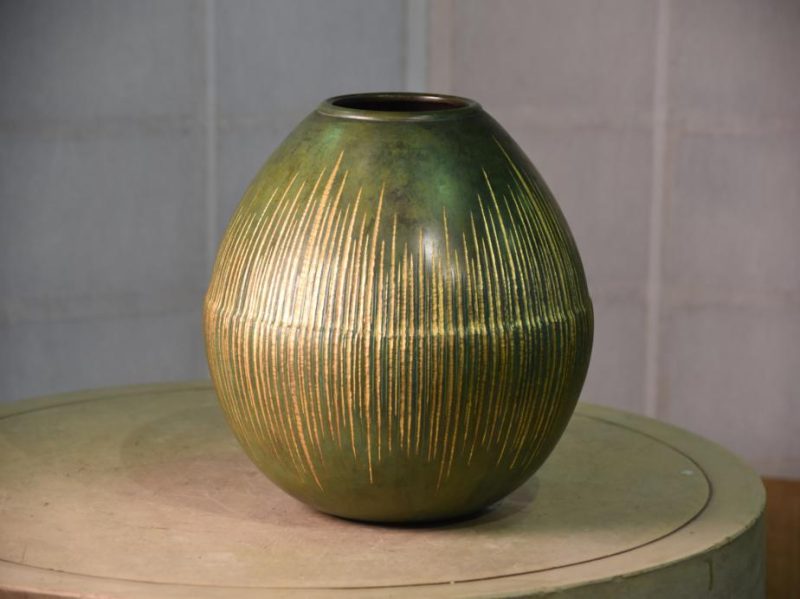 Japanese 1970's Bronze Vase