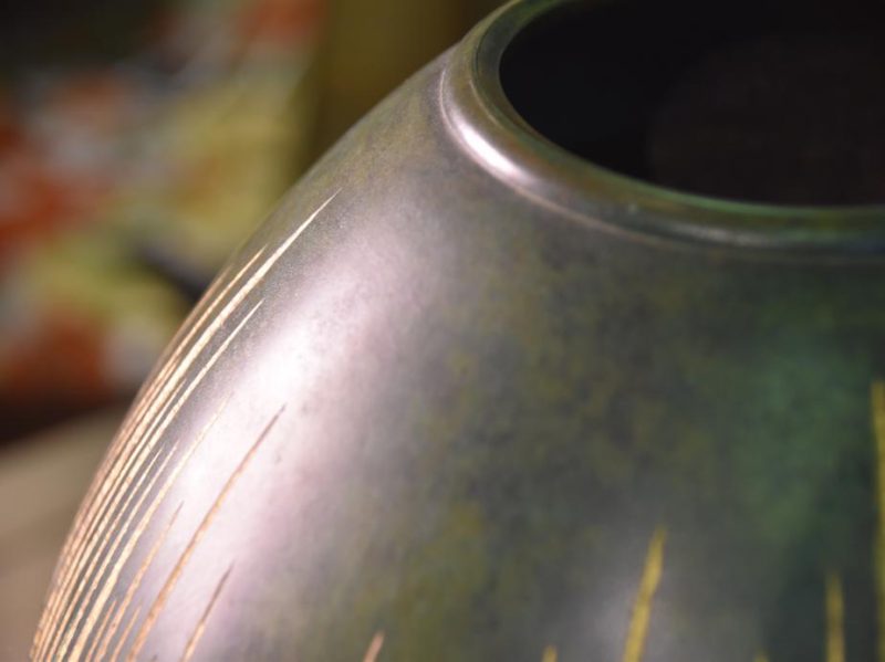 Japanese 1970's Bronze Vase - Image 8